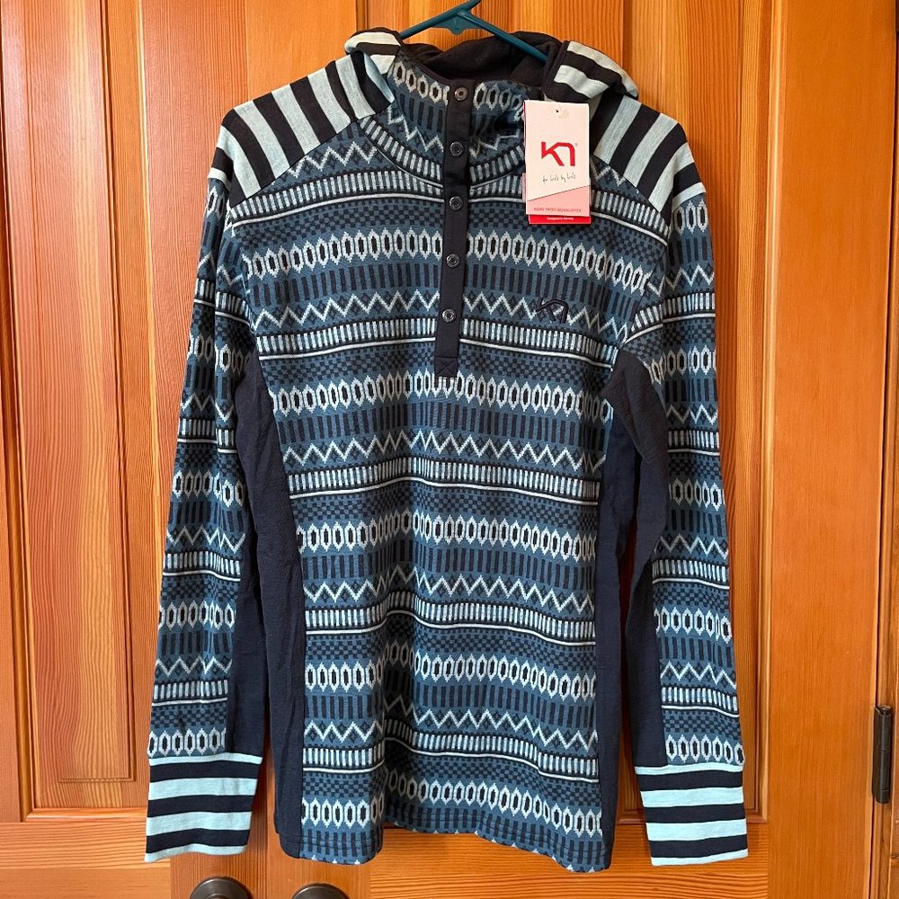 Kari Traa Akle Hooded Base Layer Top, NWT